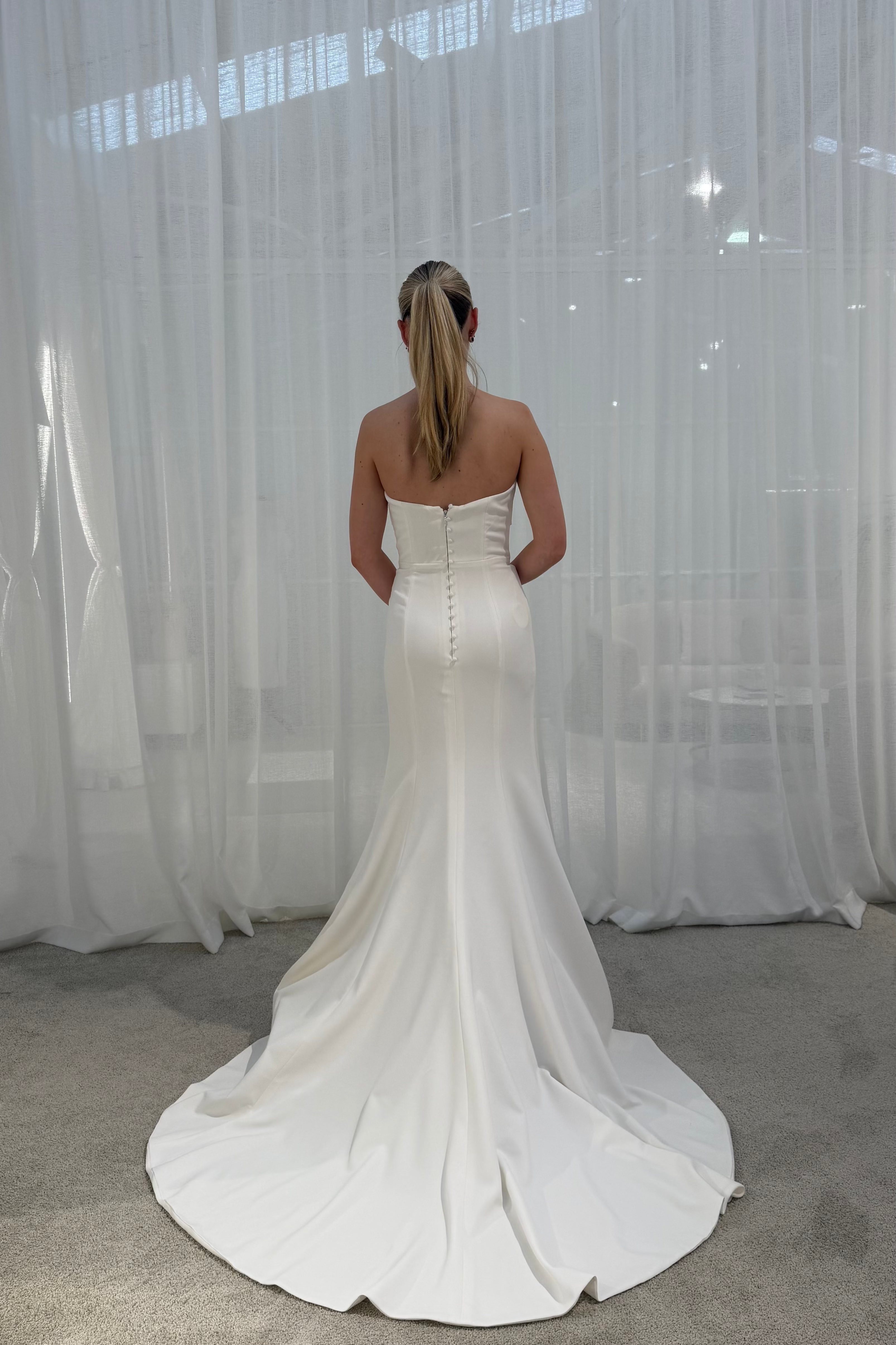 Luna Crepe gown