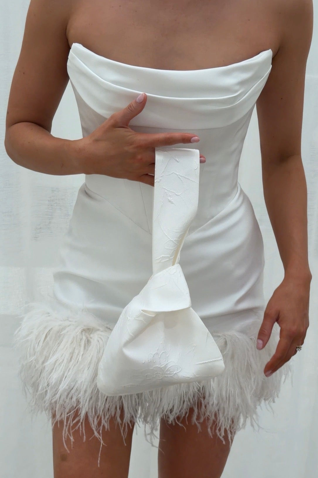 The Tie Bag - Plain Fabric