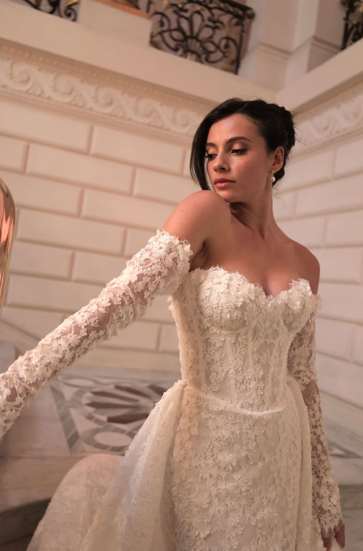 Paloma Gown With Sleeves