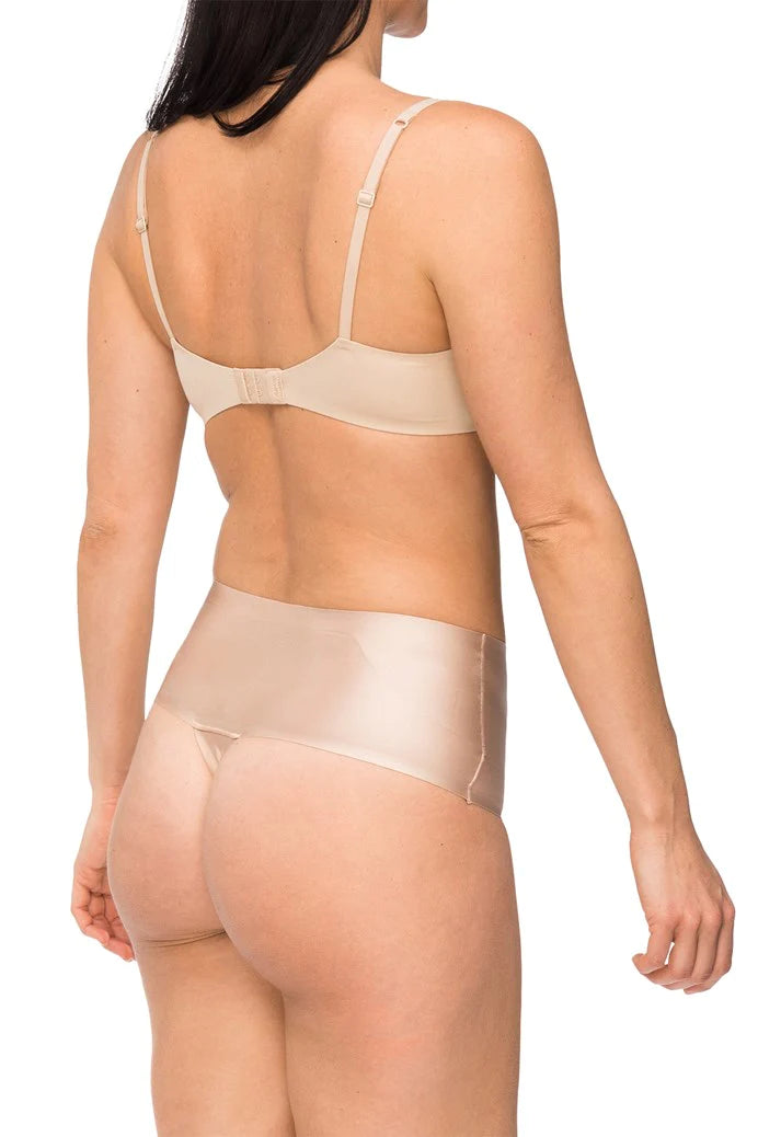 Sweeping Curves - Basic G-String - Warm Taupe