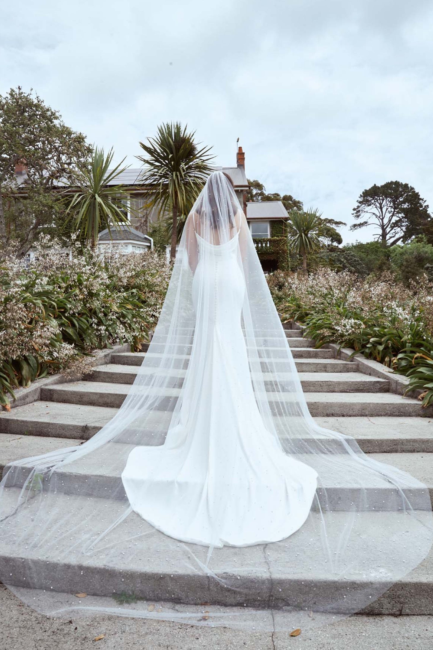 Pearl Veil back view