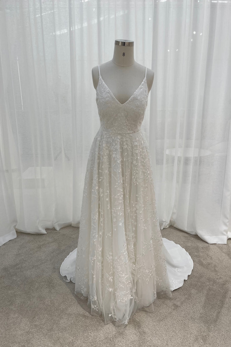 Aleisha Gown with Custom Lace