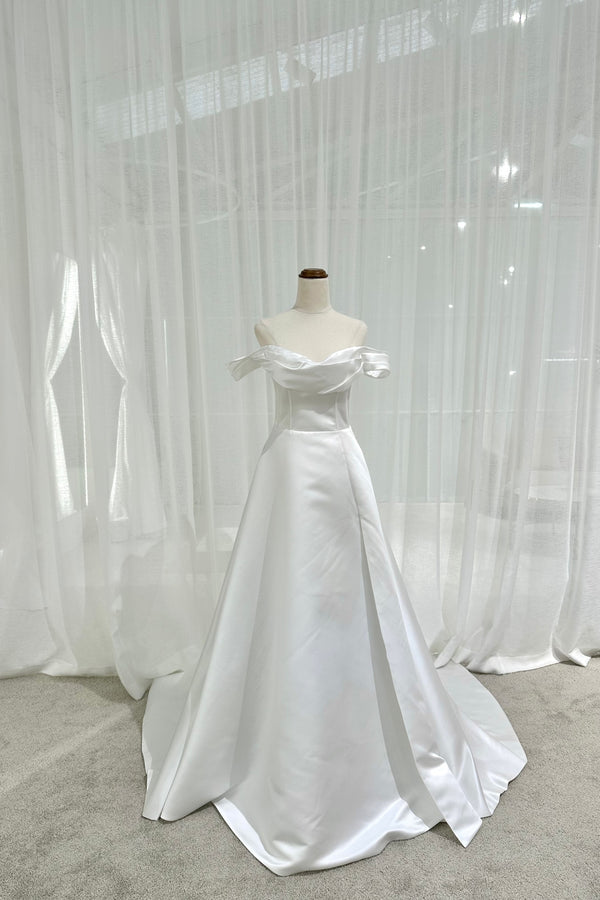 Custom Trish Peng A-Line Gown