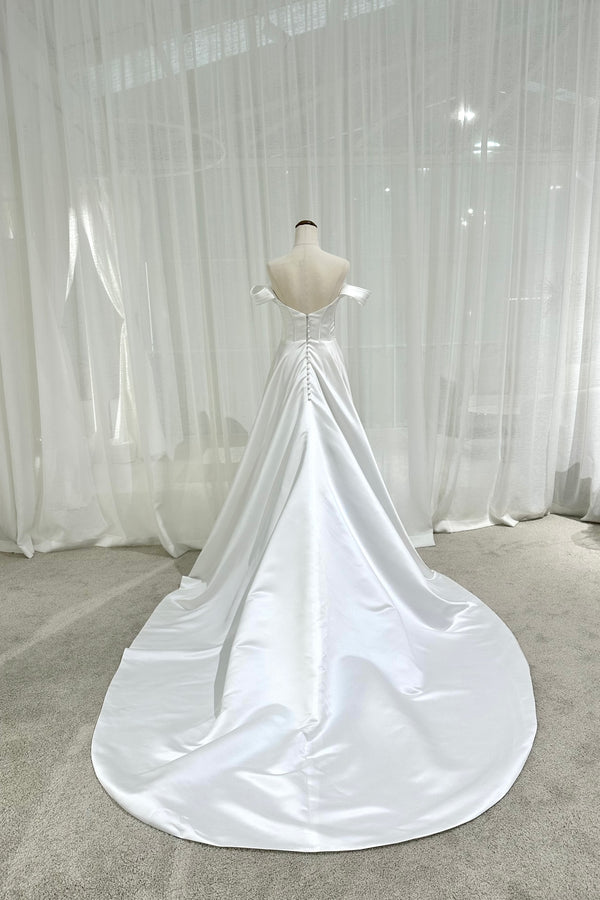 Custom Trish Peng A-Line Gown