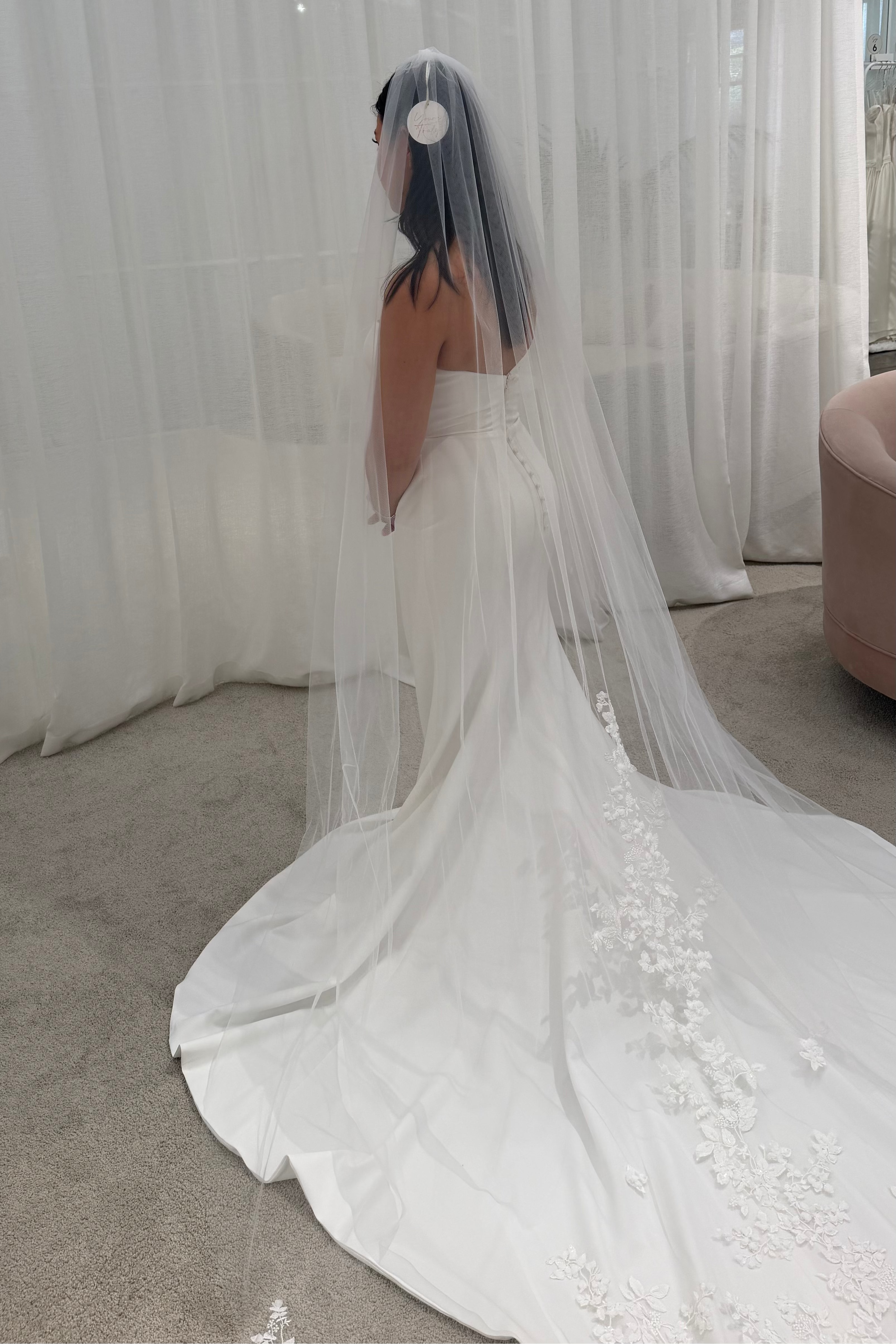 Sample 3d Floral Veil