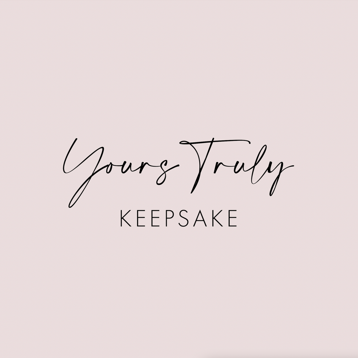 Yours Truly Keepsake Gift Card