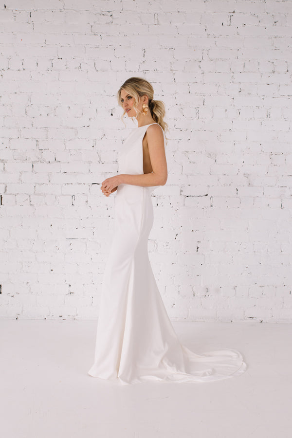 Sample Taylor Gown- Double Crepe