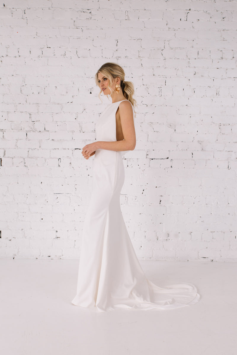 Sample Taylor Gown- Double Crepe