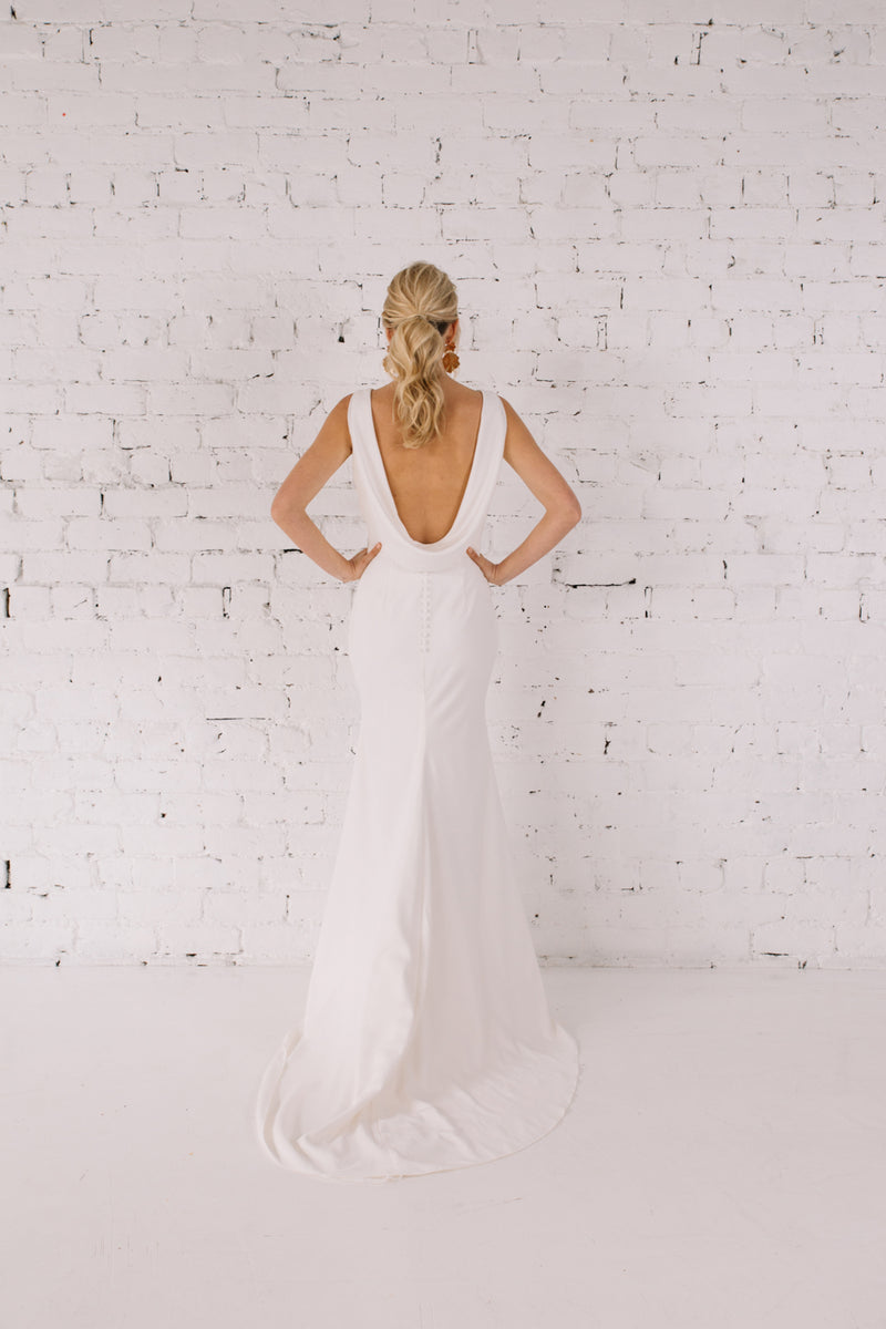 Sample Taylor Gown- Double Crepe