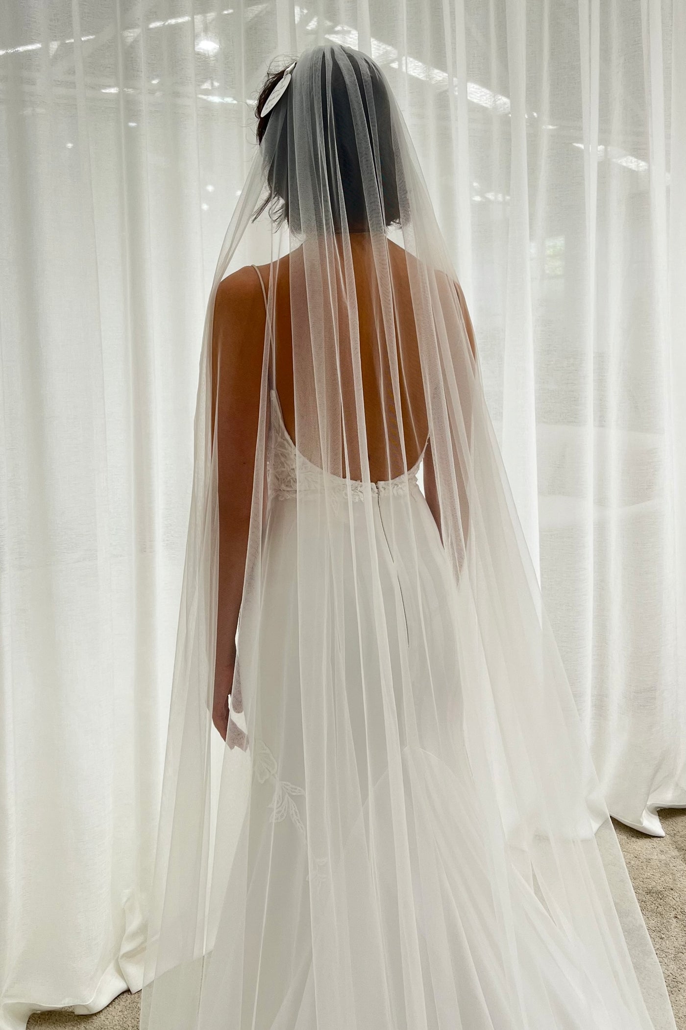 Yours Truly Off White Veil