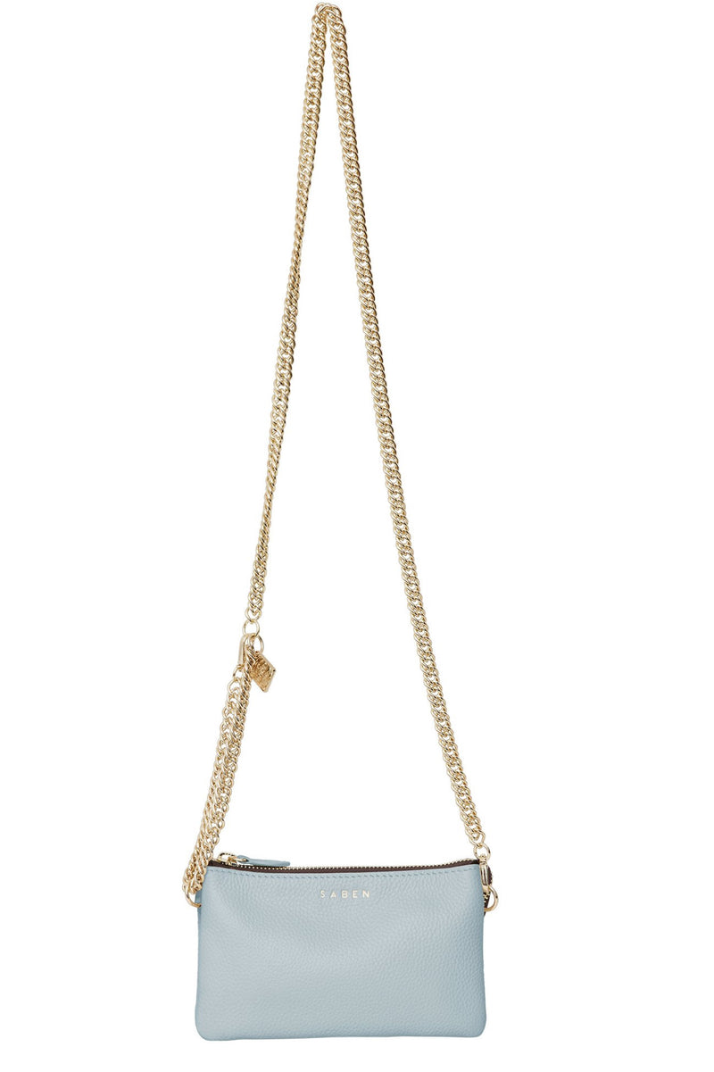 Lily Mini Bag- Something Blue With Chain