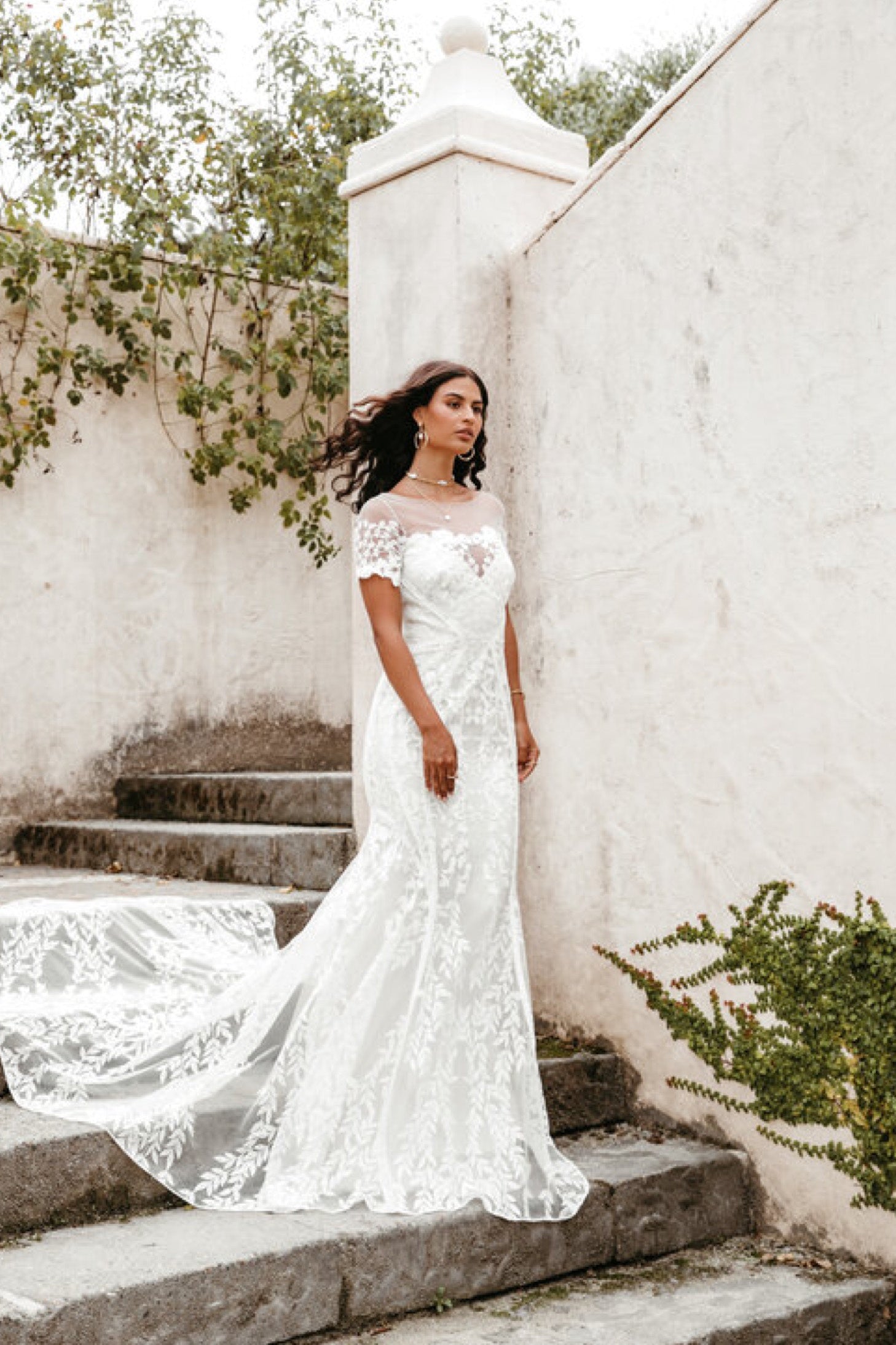 Everly Gown full front view
