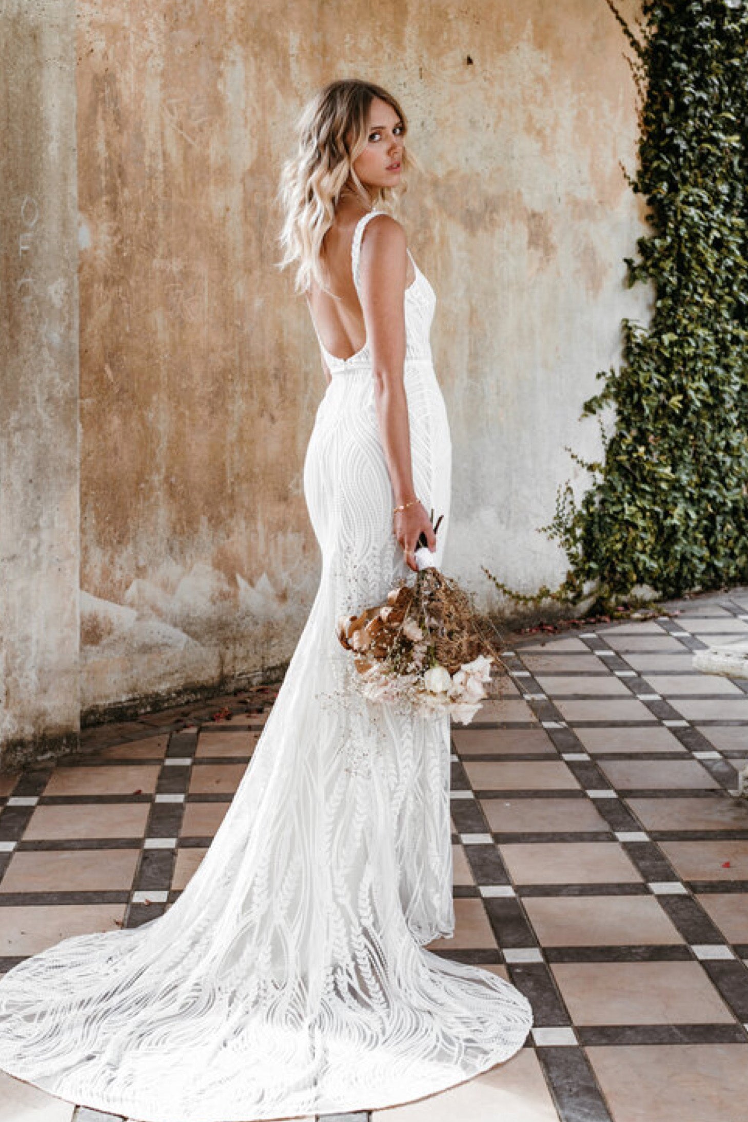 Frankie Gown back view