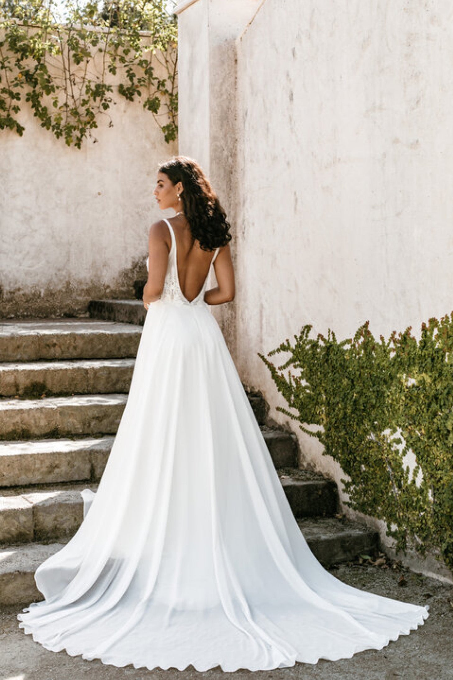 Noble gown full back view