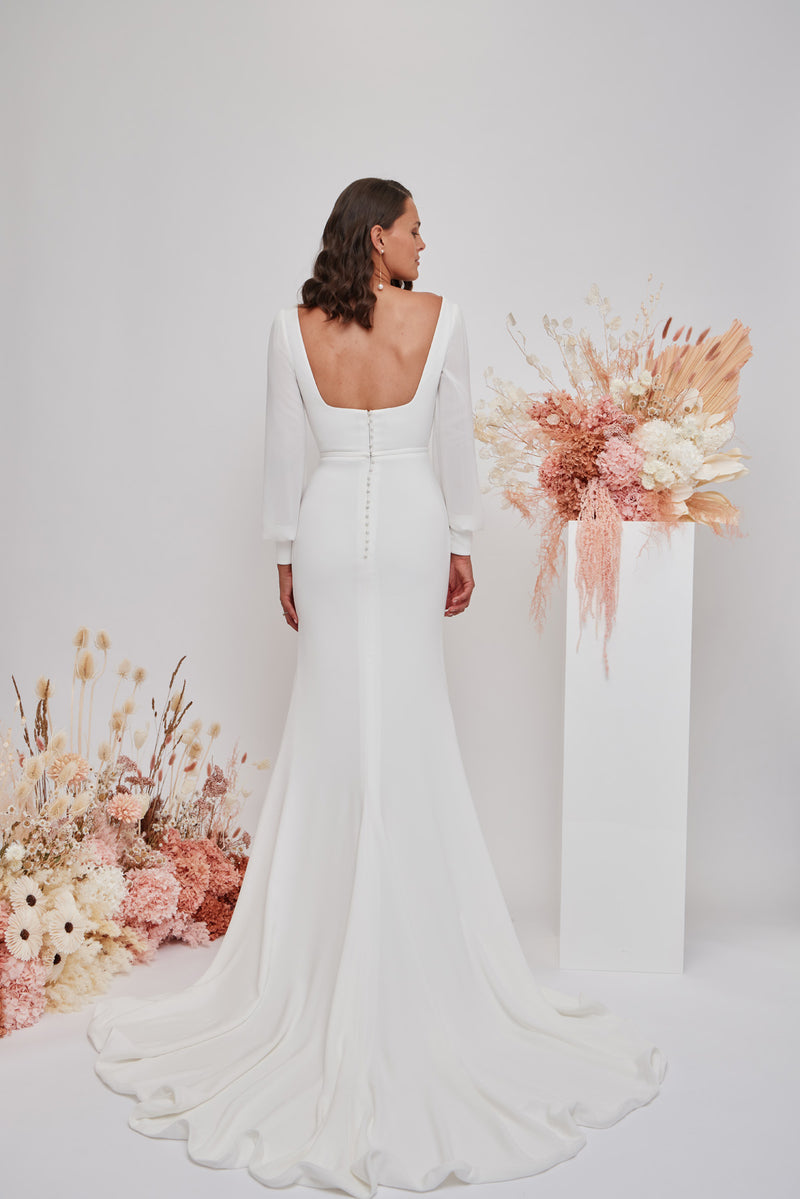Akoya Gown Full Back View