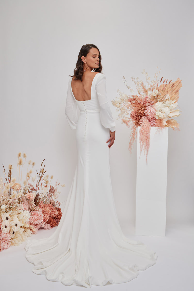 Akoya Gown Back View