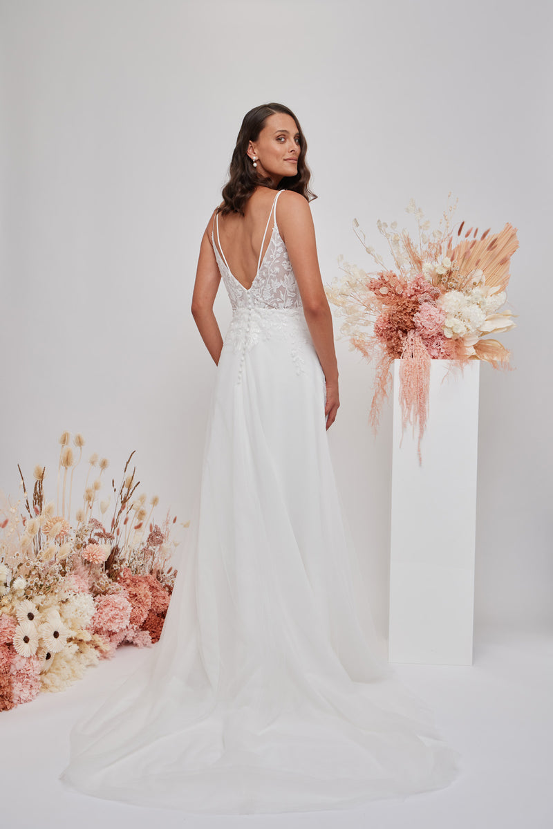 Bloom Gown Full Back View